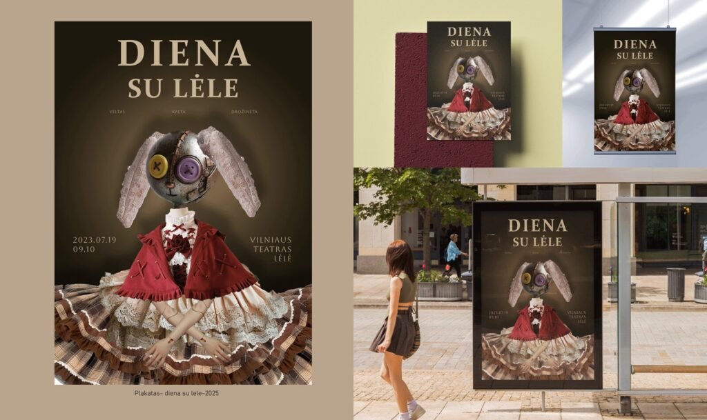 Diena su lėle – Vilniaus teatro Lėlė plakatas